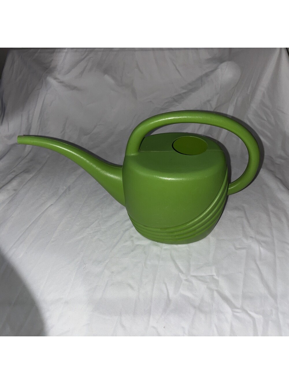 Misco USA Lime Green Watering Can Vintage Retro Gardening MOD Art Deco Style 6”